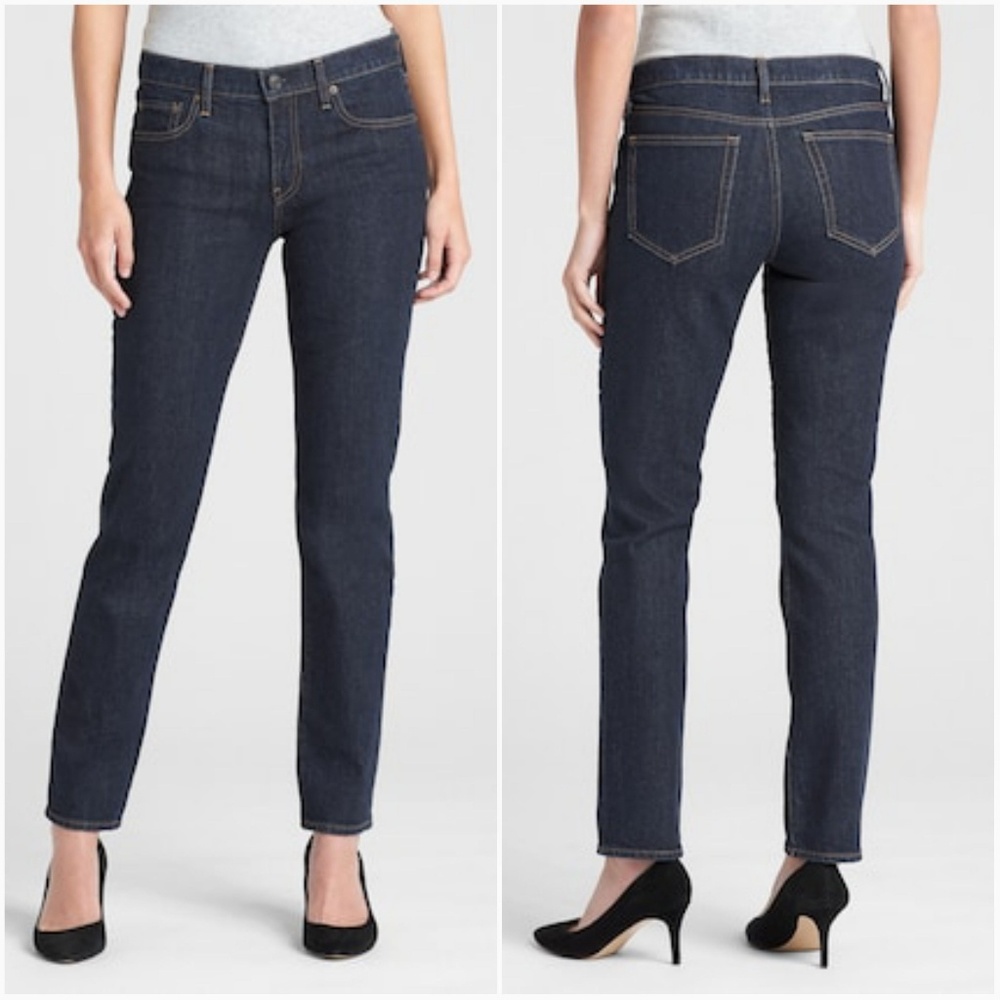 Gap 1969 Real Straight Dark Wash Jeans Size 31r
